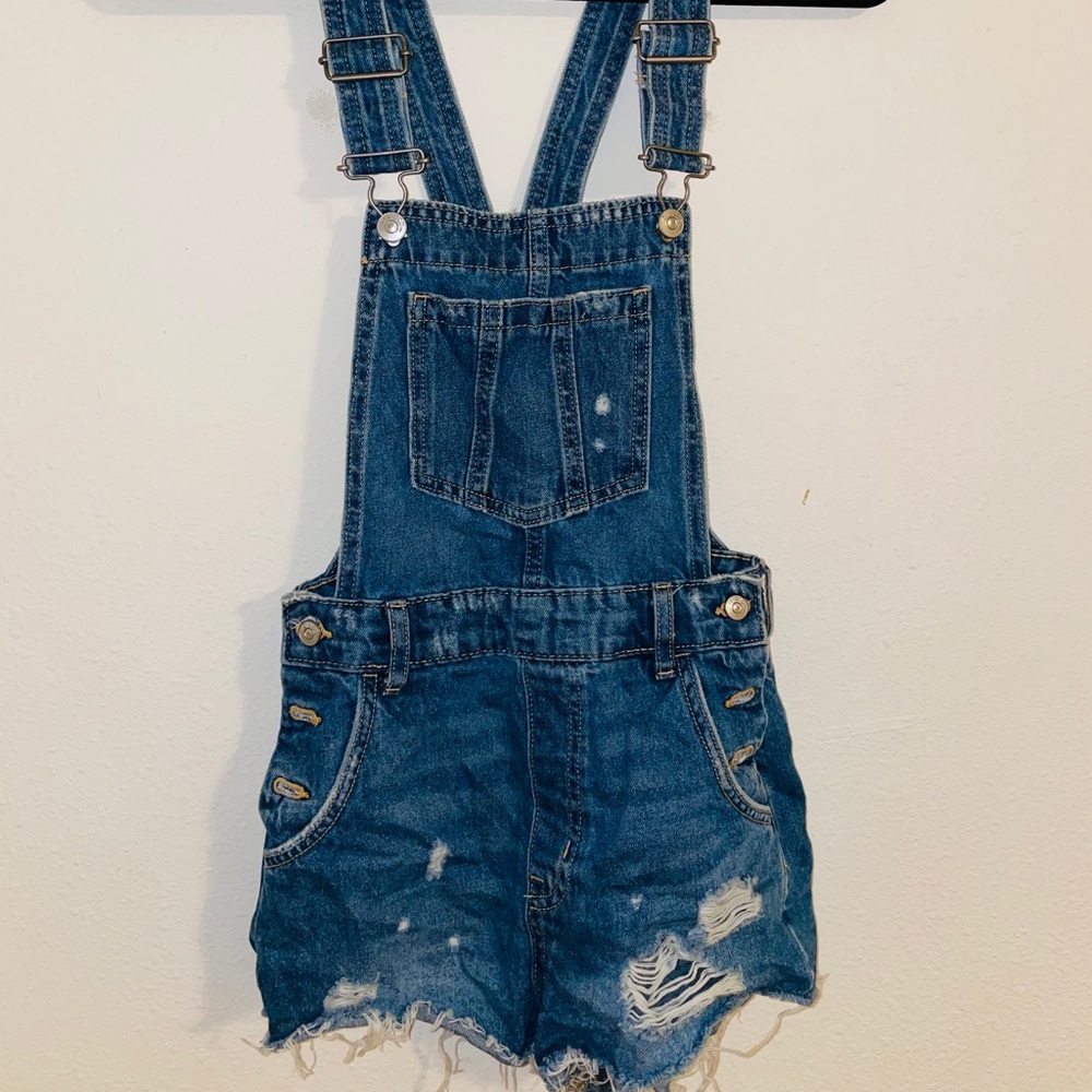 H&M Denim Mini Overall